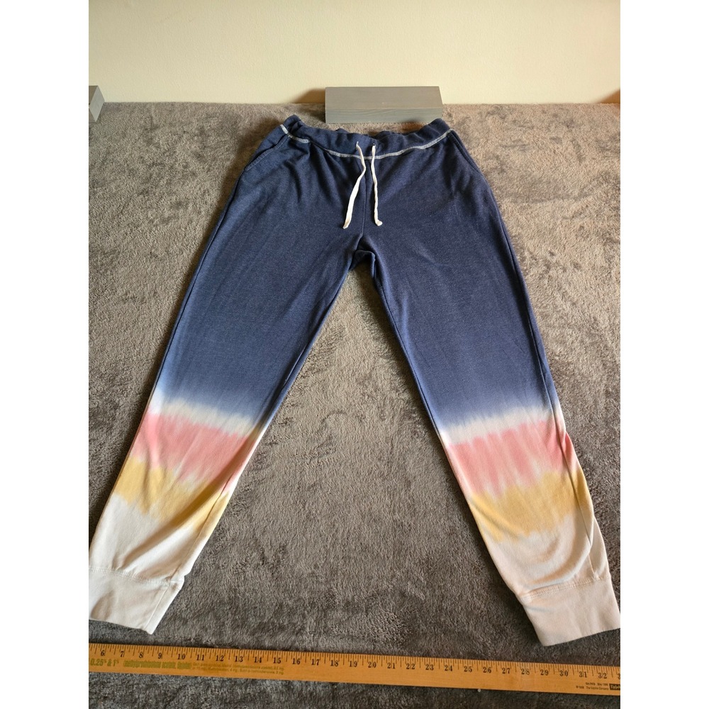 beachlunchlounge Joggers Women Medium Blue Ombre Good Dip Dye Sweatpants SPB3477